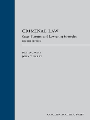 cover image of Criminal Law